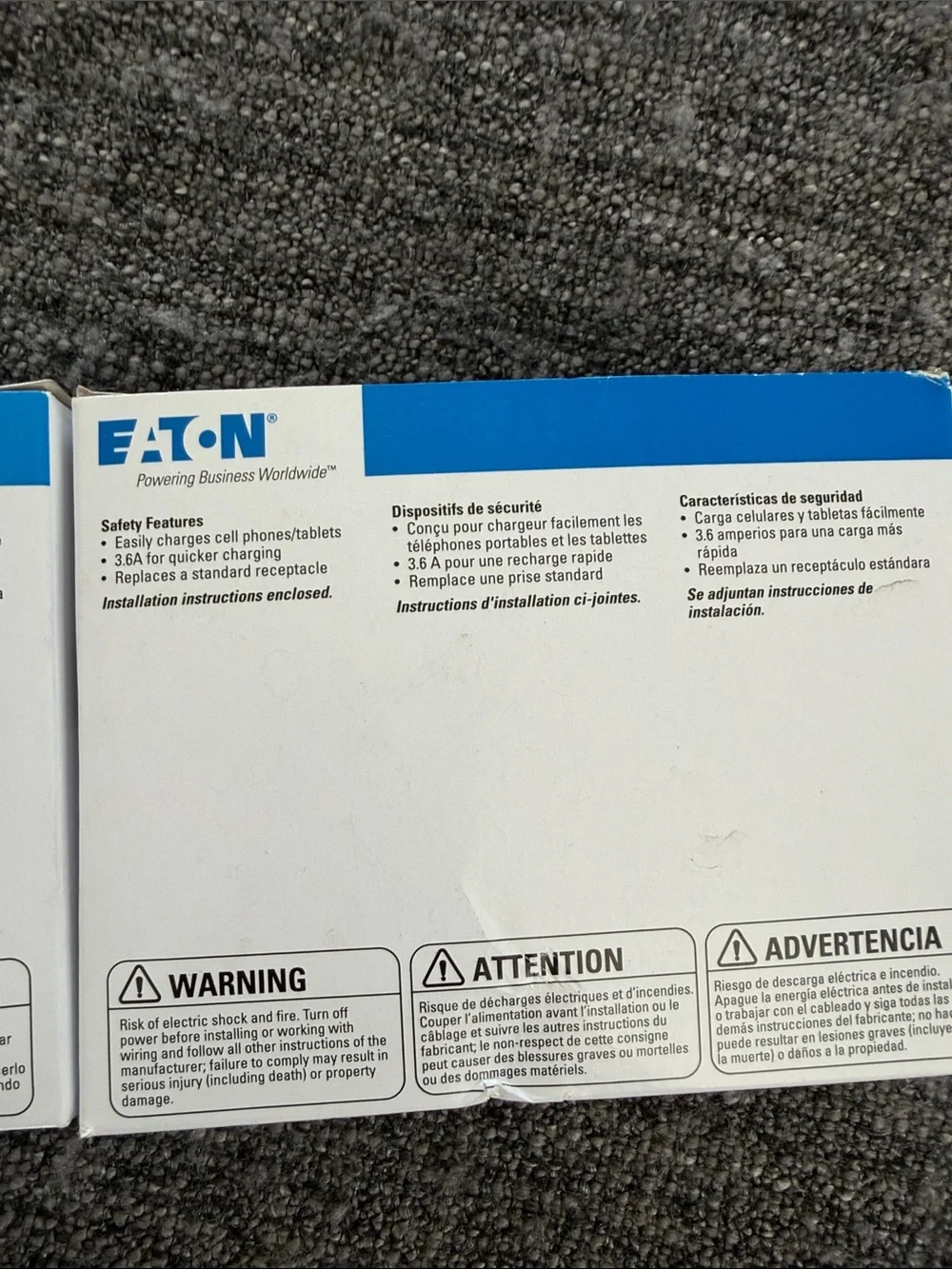 Easton boxed pack